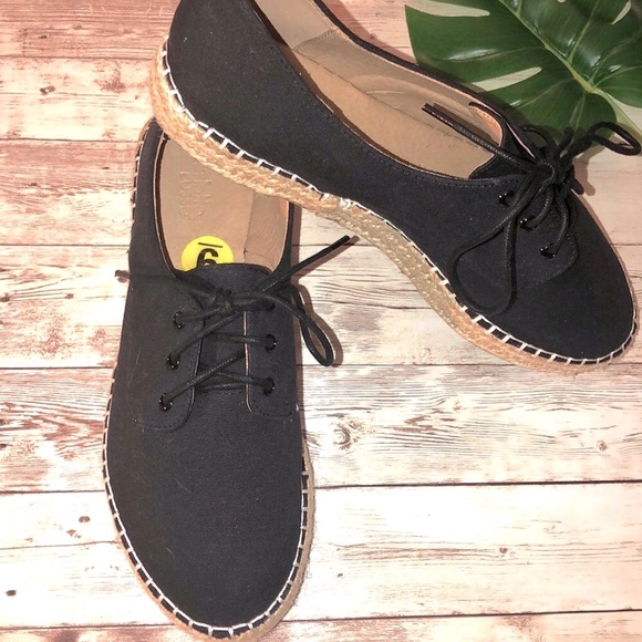 Lace up Espadrille Sneaker size 7.5 - Picture 1 of 11